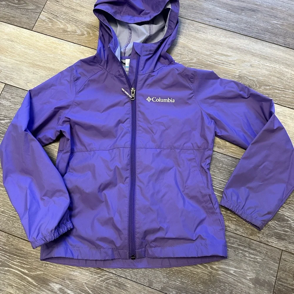 Columbia Purple Kids Raincoat